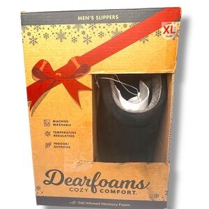 Dearfoam Men Slipper Size XL (13-14) - Dustin Clog Brown or Canyon Black Box Rip